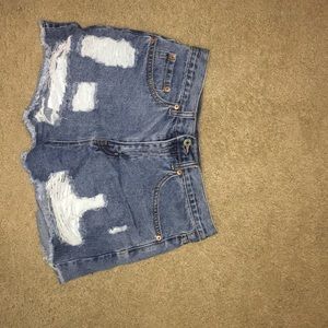 High waisted shorts